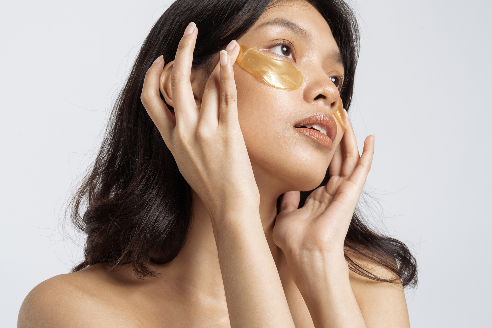 Woman with Under-Eye Patches